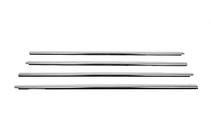 Renault Symbol 2008-2013 гг. Наружные Окантовки Стекол Нержавейка (4 шт) фото 3