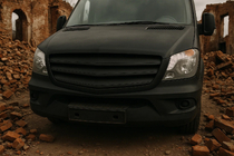 Mercedes Sprinter W906 2006–2018 гг. Решетка радиатора Exclusive 2013-2018 (грунт под покраску) фото 1