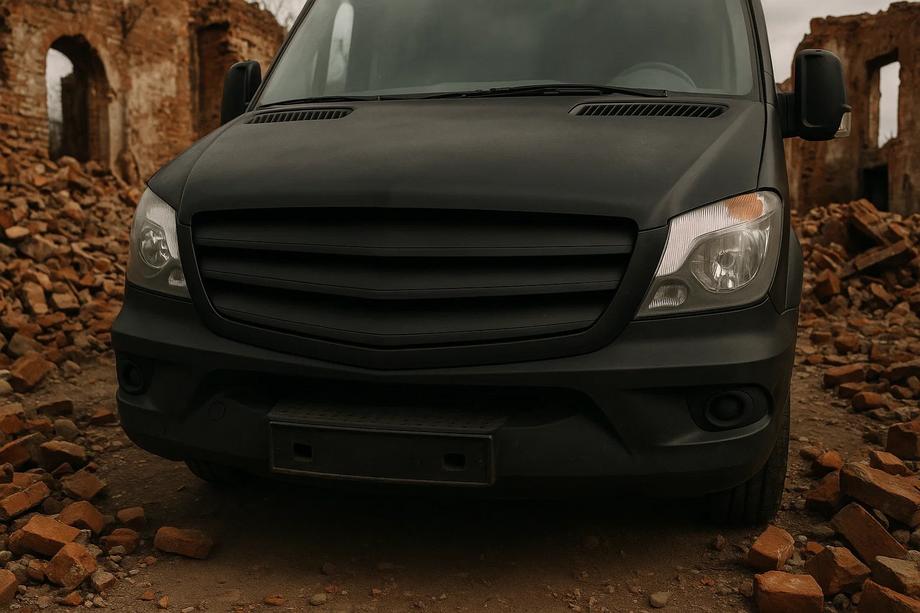 Mercedes Sprinter W906 2006–2018 гг. Решетка радиатора Exclusive 2013-2018 (грунт под покраску) Image