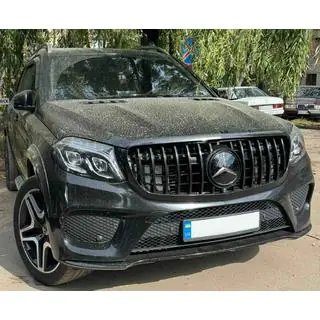 Передняя эмблема под стеклом, черная окантовка a0008880111 (Для GLS)