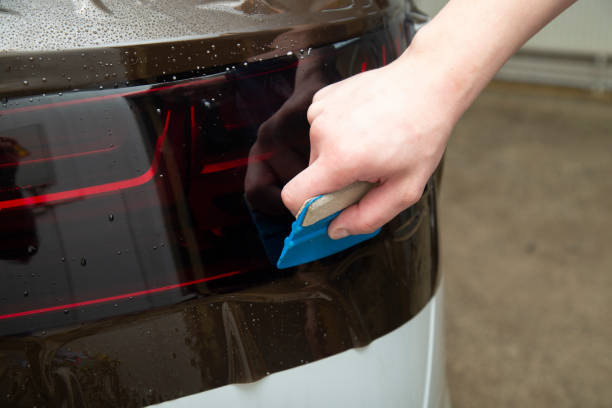 Как сделать самому тонировку фар пленкой?