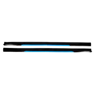 Универсальные накладки на боковые пороги Niken Blue (ABS) (4шт) фото 3