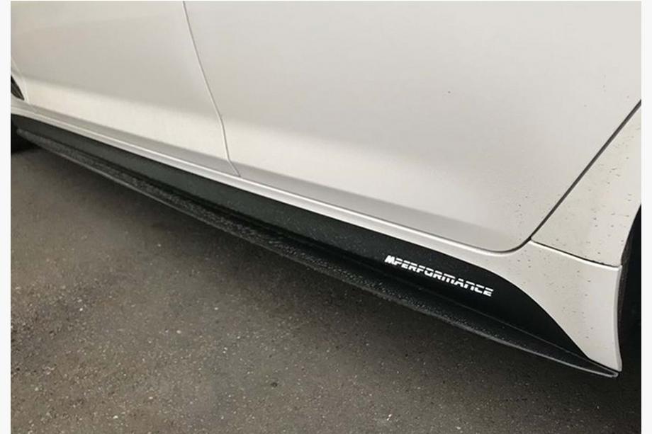 BMW 5 серия F10/F11 2010–2016 гг. Накладки на пороги DPT V-1 (для порогов M-Sport/M5, черный глянец) Фото 9