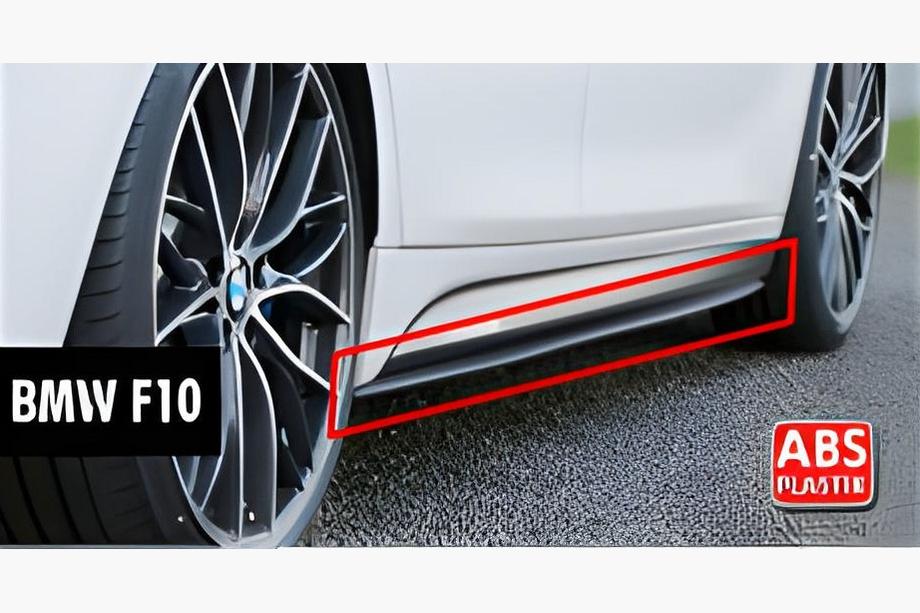 BMW 5 серия F10/F11 2010–2016 гг. Боковые пороги DPT V-2 (под пороги M-Sport/M5, черный глянец) Image