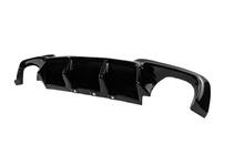 BMW 5 серия F10/F11 2010–2016 гг. Задний диффузор DPT V-2 (для M-Performance, Черный Глянец) фото 14