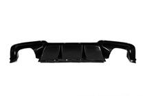 BMW 5 серия F10/F11 2010–2016 гг. Задний диффузор DPT V-2 (для M-Performance, Черный Глянец) фото 13