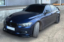 Накладка на передний бампер DPT Lip для стоковой версии (2015-2018, черный глянец) фото 3