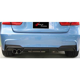 BMW 3-Series F30 M Performance Задний диффузор DPT V-1 (черный глянец)