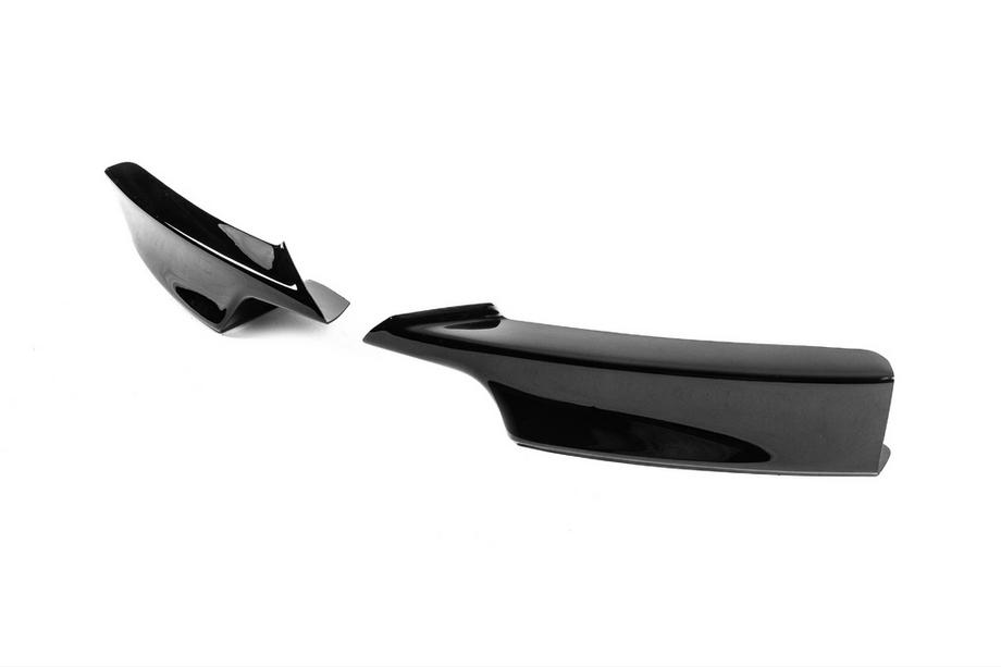 BMW 3 серия F30/F31 2012-2019 гг. Накладка на передний бампер DPT Flap (для M-Performance, Черный Глянец) Фото 3