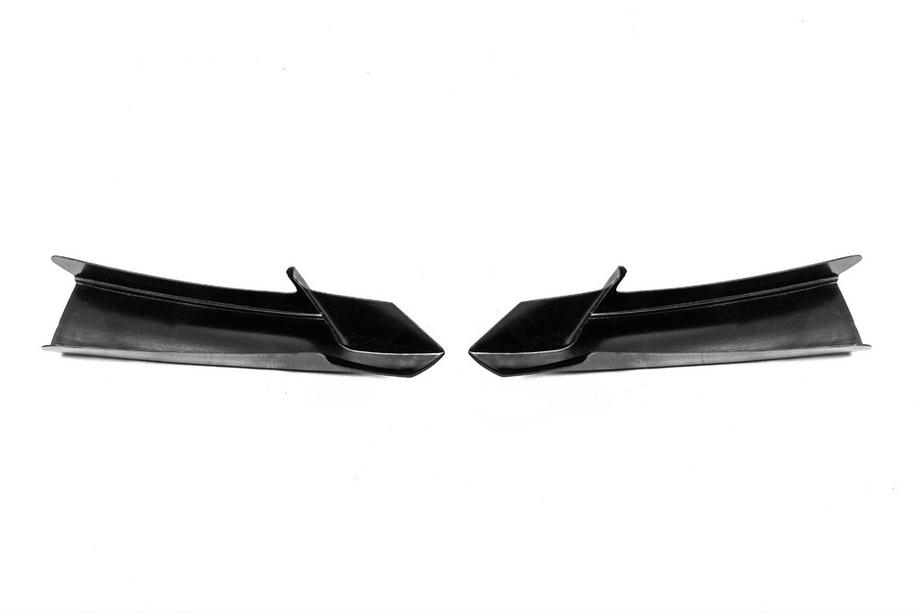 BMW 3 серия F30/F31 2012-2019 гг. Накладка на передний бампер DPT Flap (для M-Performance, Черный Глянец) Фото 5