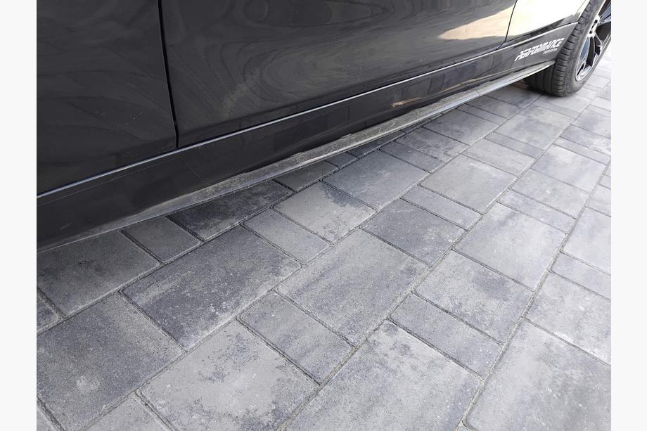 BMW 3 серия F30/F31 2012-2019 гг. Накладки на пороги DPT V-1 (для порогов M-Sport, черный глянец) Фото 6