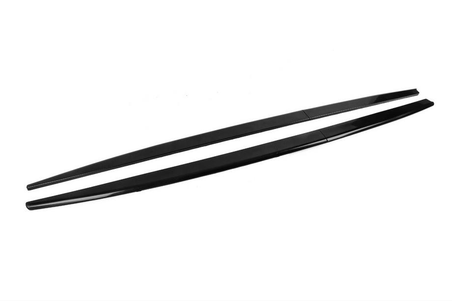 BMW 3 серия F30/F31 2012-2019 гг. Накладки на пороги DPT V-1 (для порогов M-Sport, черный глянец) Фото 3