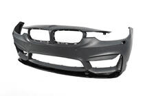 BMW 3 серия F30/F31 2012-2019 гг. Передняя Губа Бампера DPT Lip V-2 (Для M3, Черный Глянец) фото 14