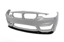 BMW 3 серия F30/F31 2012-2019 гг. Передняя Губа Бампера DPT Lip V-2 (Для M3, Черный Глянец) фото 10