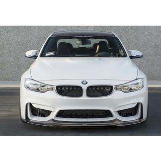 BMW 3-Series F30 M3 Накладка на передний бампер DPT Lip V-2 (черный глянец)