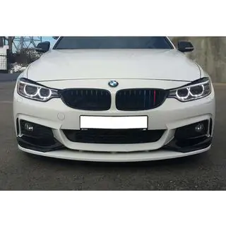 Накладка на передний бампер DPT LIP V-3 (для M-Sport, чёрный глянец) фото 2