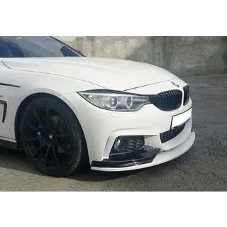 Накладка на передний бампер DPT LIP V-3 (для M-Sport, чёрный глянец) фото 3