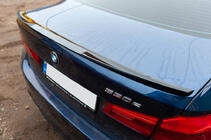 BMW 5 серия G30/G31 2017-2023 гг. Спойлер M4-Style (Черный Глянец) фото 11