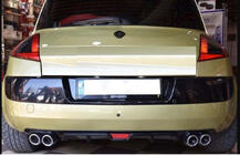 Универсальный Задний Диффузор DPT V-7 (ABS) (Черный Глянец) фото 7