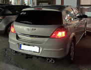 Универсальный Задний Диффузор DPT V-7 (ABS) (Черный Глянец) фото 3