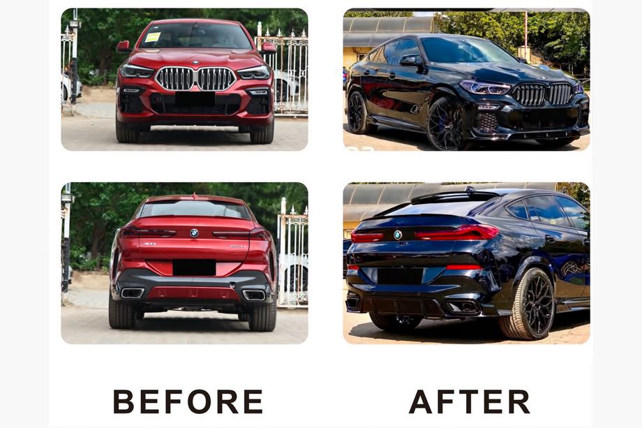 BMW X6 G06 2019–2027 гг. Комплект обвеса Paradigm Black Knight (2018-2022) Image
