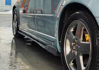 Универсальные Накладки на Боковые Пороги DPT Black (ABS) (2шт) (Черный Глянец) фото 2