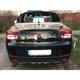 Универсальный Задний Диффузор DPT Sport V-1 (Серый+Черный Глянец) фото 3