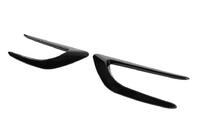 Универсальные боковые воздухозаборники DPT V-2 (ABS) (2шт) (Черный Глянец) фото 2