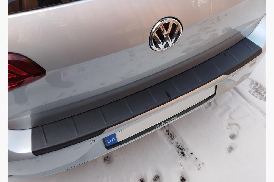 Volkswagen Golf 7/E-Golf 2012-2020 гг. Накладка на задний бампер EuroCap (HB, ABS) Фото 1