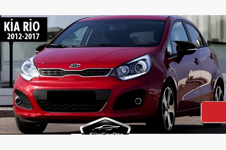 Kia Rio 2012-2017 гг. Накладки на Зеркала BMW-Style (с Поворотником, 2 шт) Фото 7