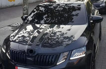 Skoda Superb 2015-2024 гг. Накладки на Зеркала BMW-Style (2 шт) фото 6