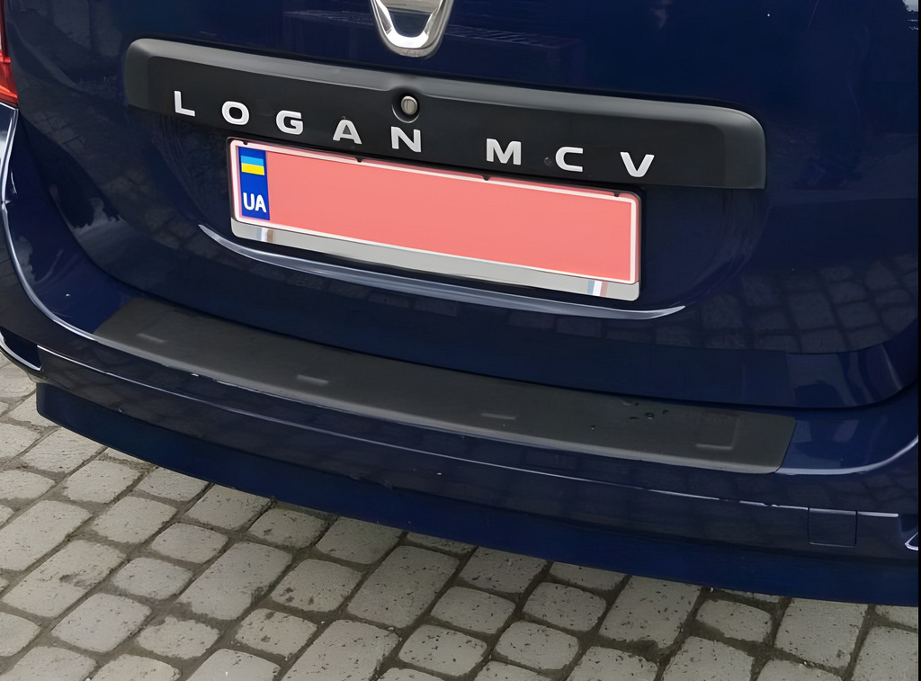 Накладка на задній бампер (ABS, Esa) для Dacia Logan MCV 2013-2020 рр