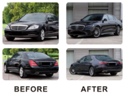 Mercedes S-сlass W221 2005-2013 гг. Комплект рестайлинга в W223 AMG Line (без дверей) фото 2