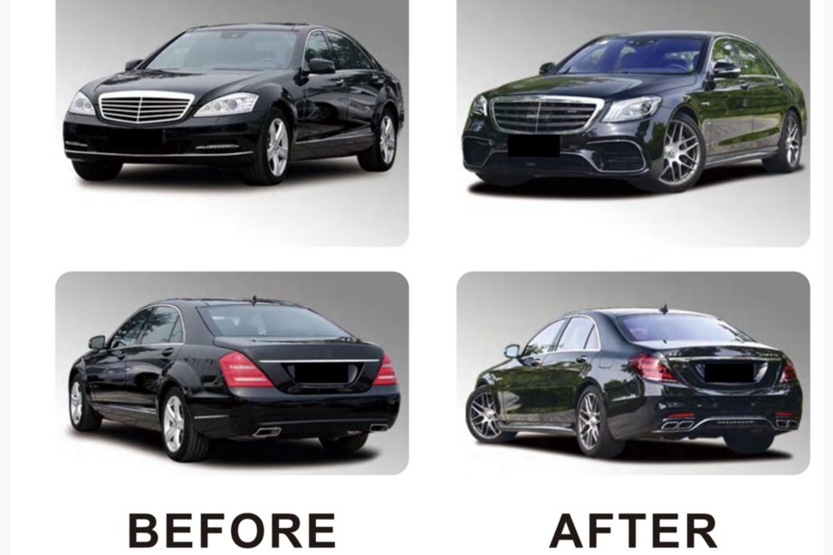 Mercedes S-class W221 2005-2013 гг. Комплект рестайлинга в W222 AMG S63 Фото 4