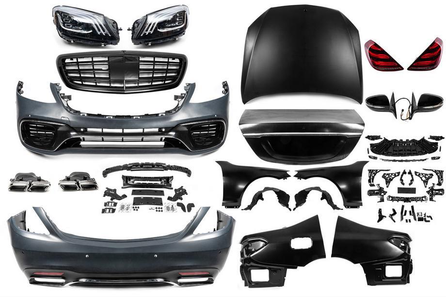 Mercedes S-class W221 2005-2013 гг. Комплект рестайлинга в W222 AMG S63 Фото 2