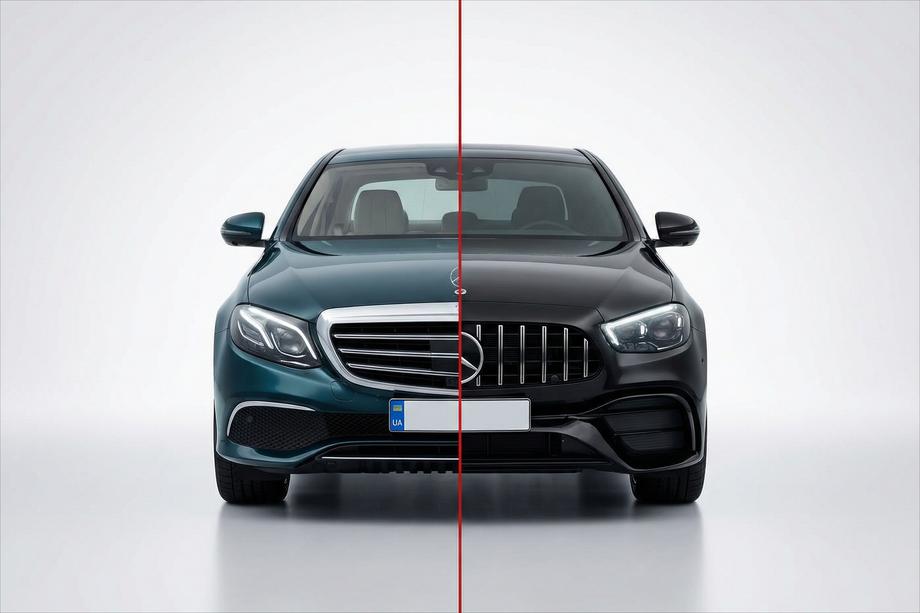 Mercedes E-сlass W213 2016-2023 гг. Комплект обвеса рестайлинг в стиле AMG E63 2024 Image