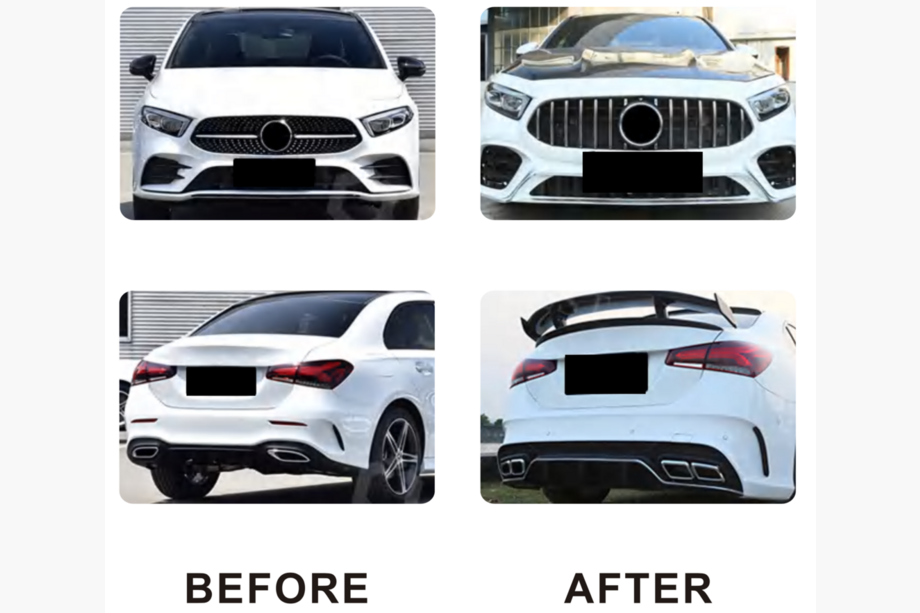 Mercedes A-сlass W177 2018- гг. Комплект обвеса AMG A45 (Type-B) Image