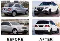 Mercedes ML W164 2005-2011 гг. Комплект рестайлинга для W166 GLE63 AMG фото 3