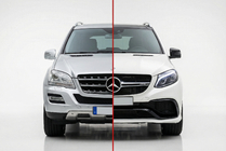 Mercedes ML W164 2005-2011 гг. Комплект рестайлинга в GLE63 AMG фото 1