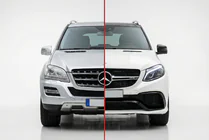 Mercedes ML W164 2005-2011 гг. Комплект рестайлинга для W166 GLE63 AMG фото 1