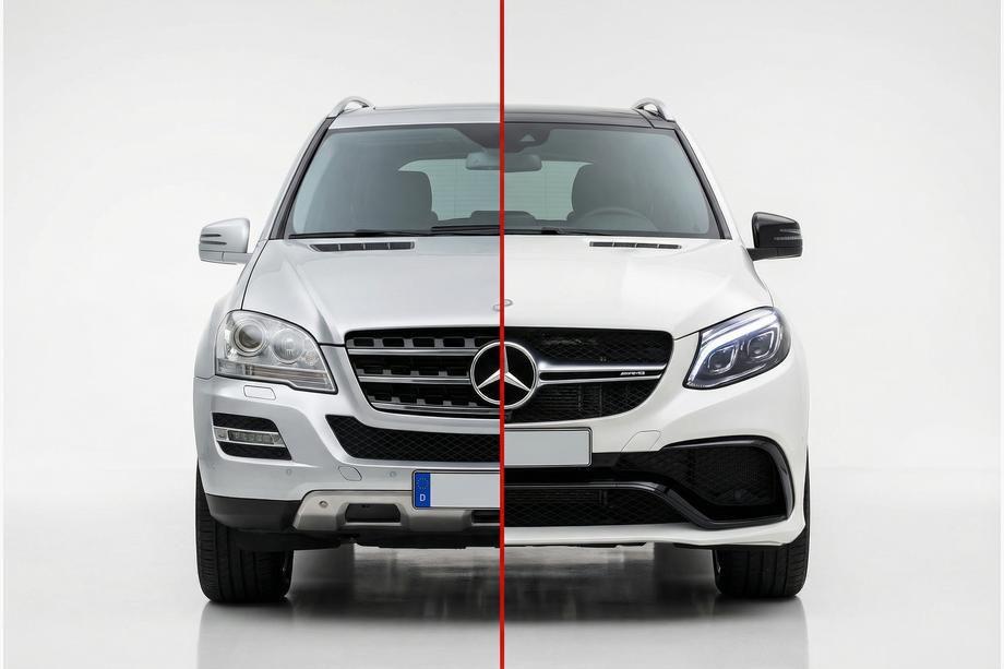 Mercedes ML W164 2005-2011 гг. Комплект рестайлинга в GLE63 AMG Image