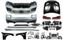 BMW 5 серия G30/G31 2017-2023 гг. Комплект рестайлинга с капотом и крыльями (в M5 Competition 2021) фото 3