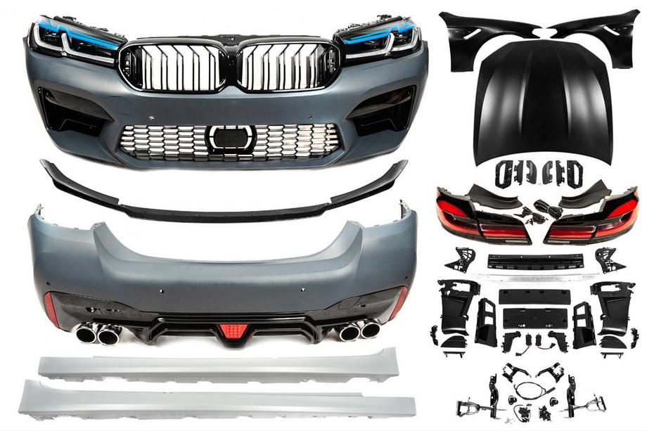BMW 5 серия F10/F11 2010–2016 гг. Комплект рестайлинга в G30 M5 2021 Фото 2