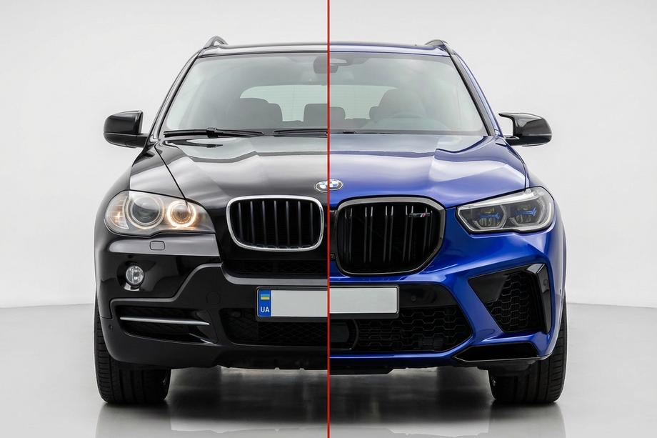 BMW X5 E70 2007-2013 гг. Комплект рестайлинга в X5M F95 2019 Image