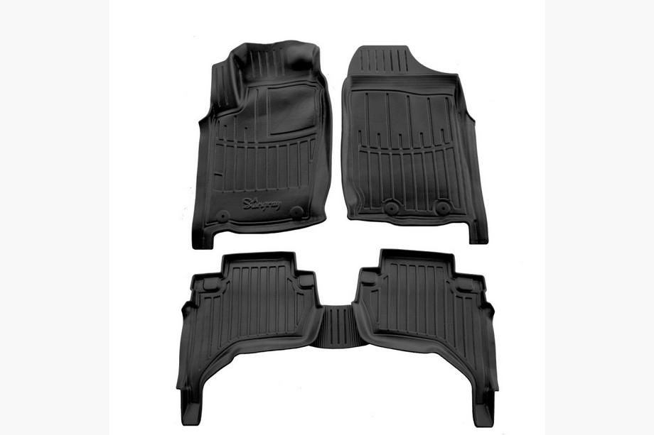 Mitsubishi L200 2006-2015 гг. Коврики резиновые Stingray 3D (arabic version, 5 шт) Image