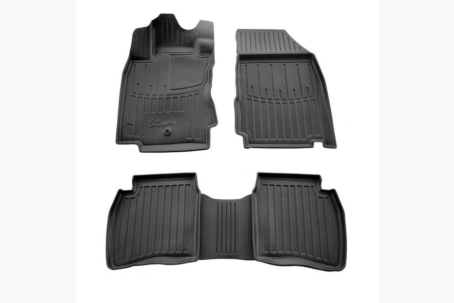 Nissan Note 2004-2012 гг. Резиновые коврики Stingray 3D (5 шт) Image