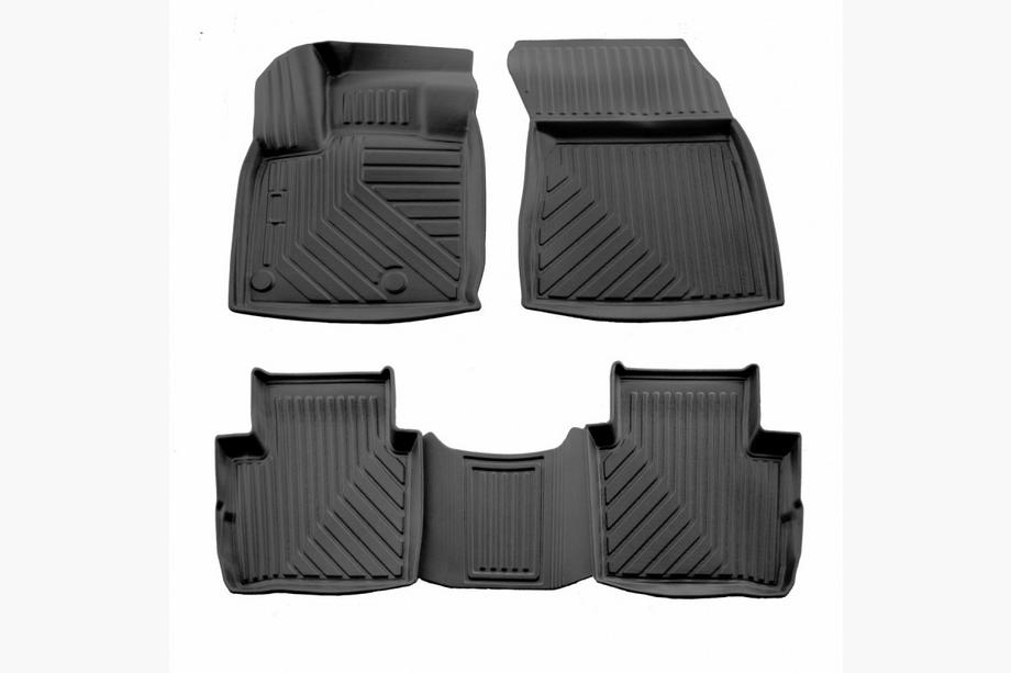 Nissan Qashqai 2021- гг. Резиновые коврики Stingray 3D (5 шт) Image