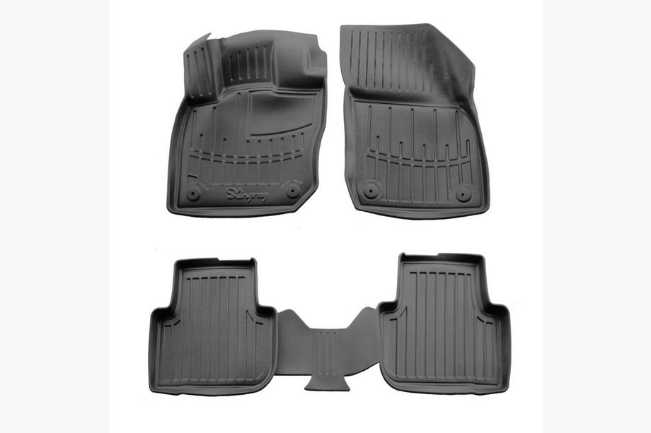 Volkswagen Tiguan 2023- гг. Резиновые коврики Stingray 3D (5 шт) Image