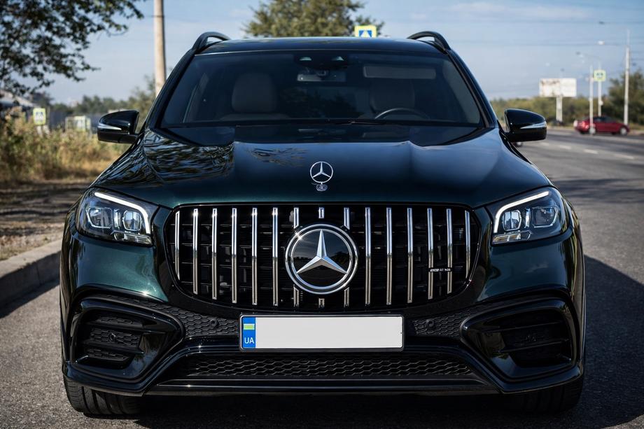 Mercedes GLS X167 2019- гг. Передняя Решетка 2023+ (GT Panamericana) Фото 2