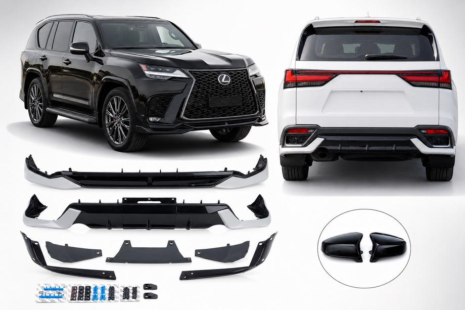 Lexus LX 500d/600 2022- гг. Комплект накладок для F-Sport